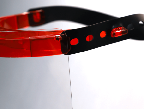 Roncelli Face Shield - Red - Image 3